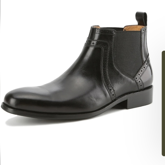 Gino Vitale Black Leather Handmade Boots. Sz 13 New No Box Or Tags. - Picture 1 of 13